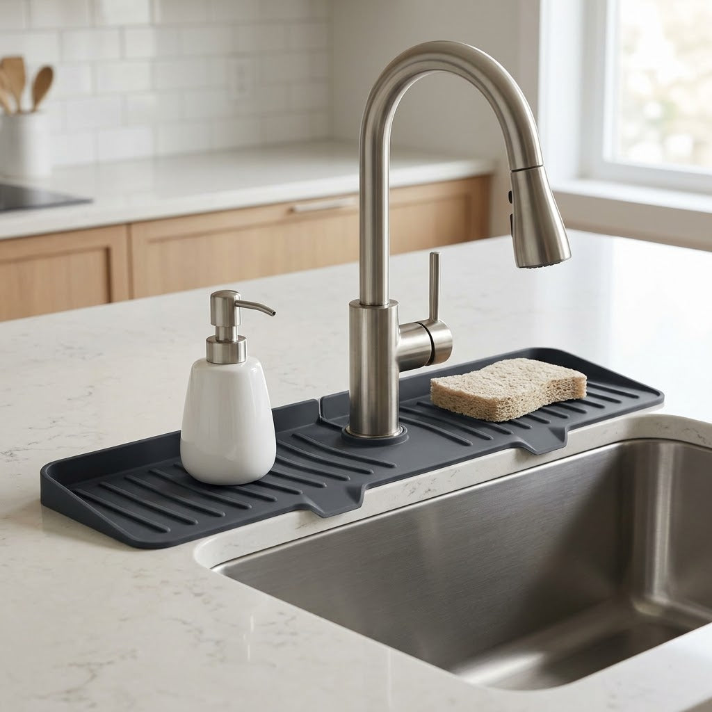 Silicone Sink Splash Guard Faucet Mat - XL