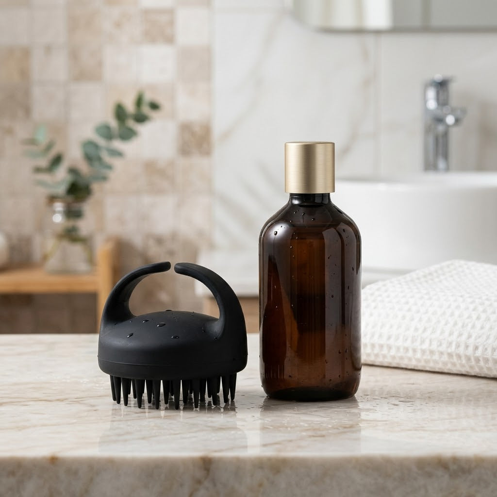 Silicone Scalp Massager Shampoo Brush