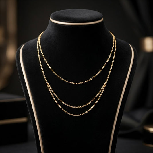 Minimalist Gold Layered Necklace