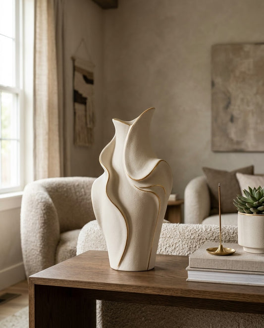 Sculptural Ceramic Decorative Vase