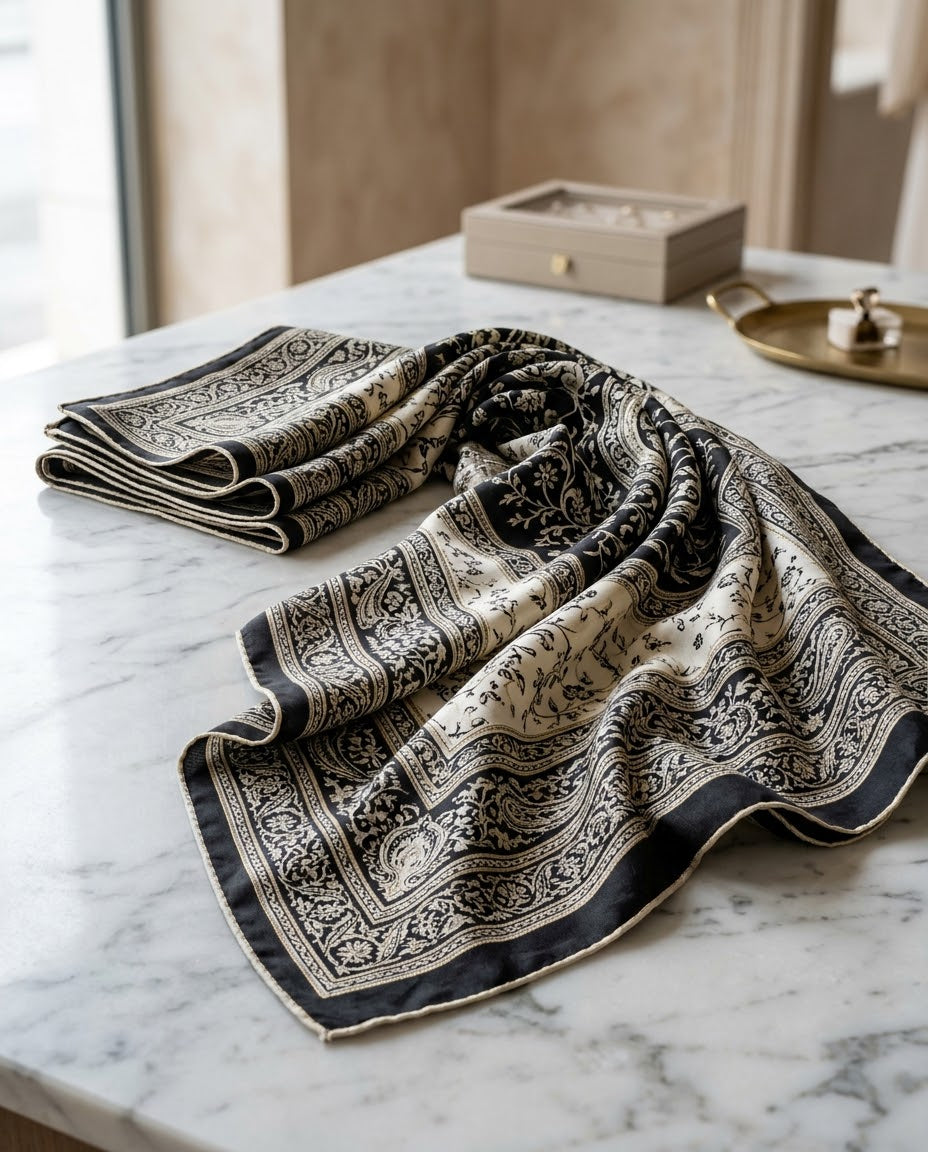 Elegant Women's Silk Scarf