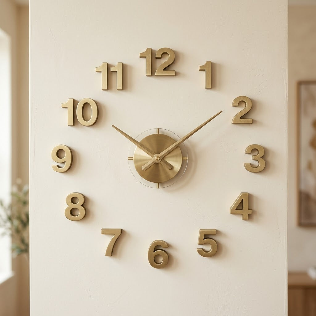 3D Frameless Acrylic Wall Clock