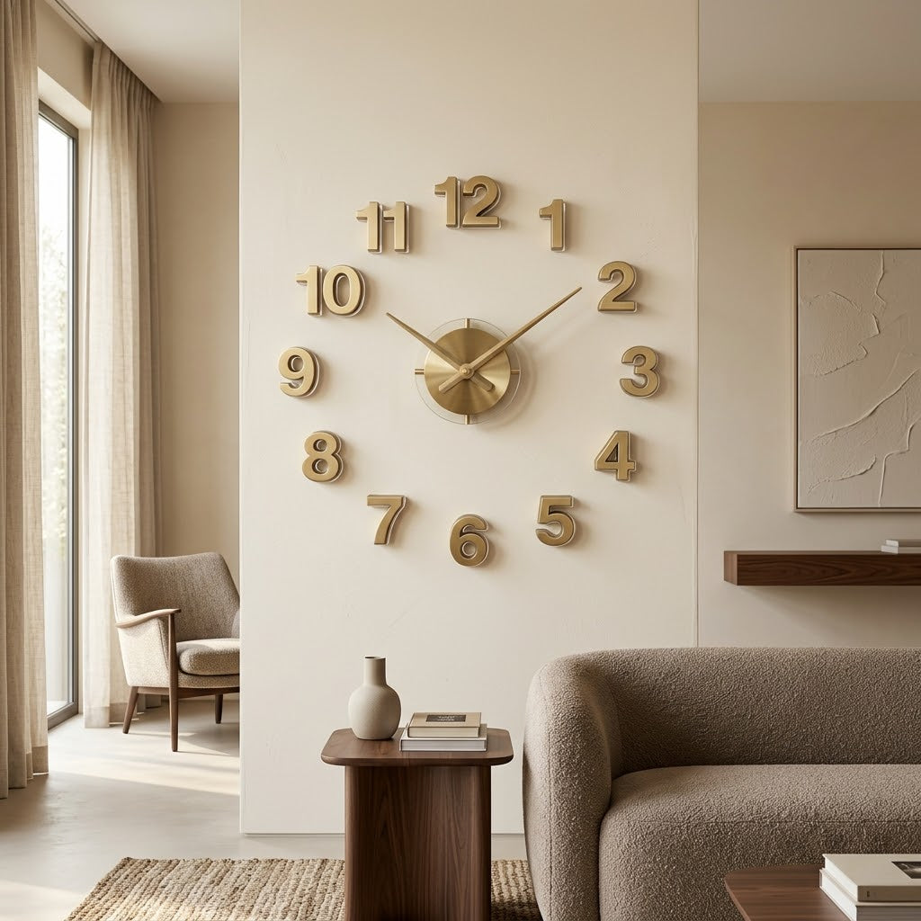 3D Frameless Acrylic Wall Clock
