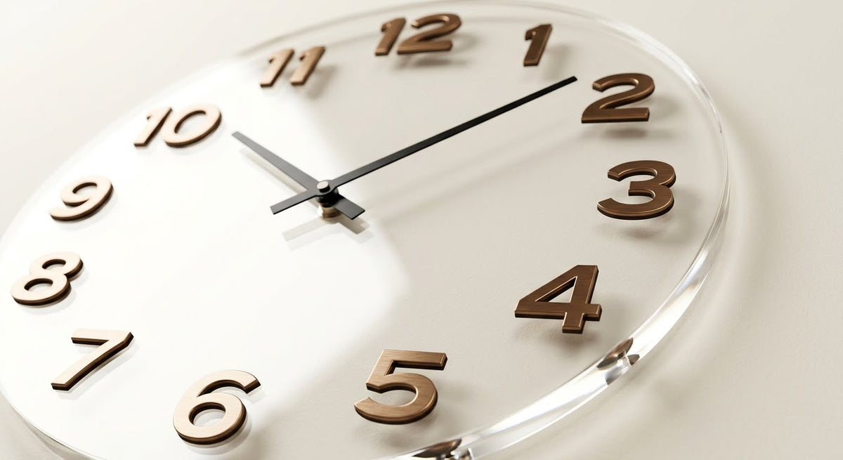 3D Frameless Acrylic Wall Clock
