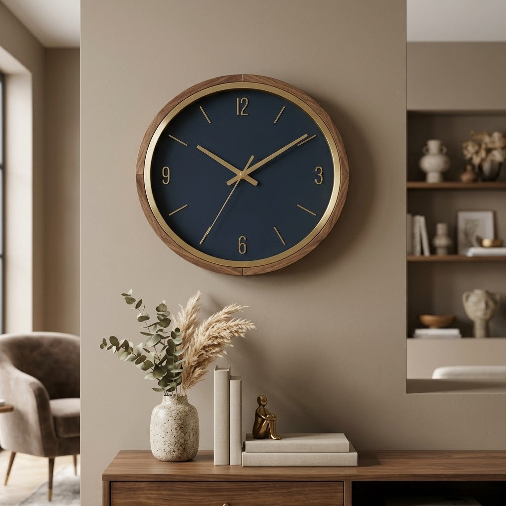 Decorative Wall Clock- Elegant  Modern Home Decor